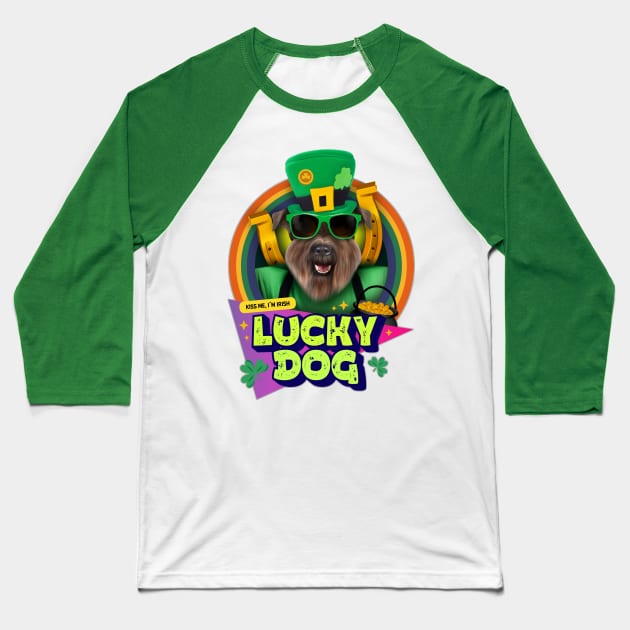 Irish Terrier Baseball T-Shirt by Puppy & cute